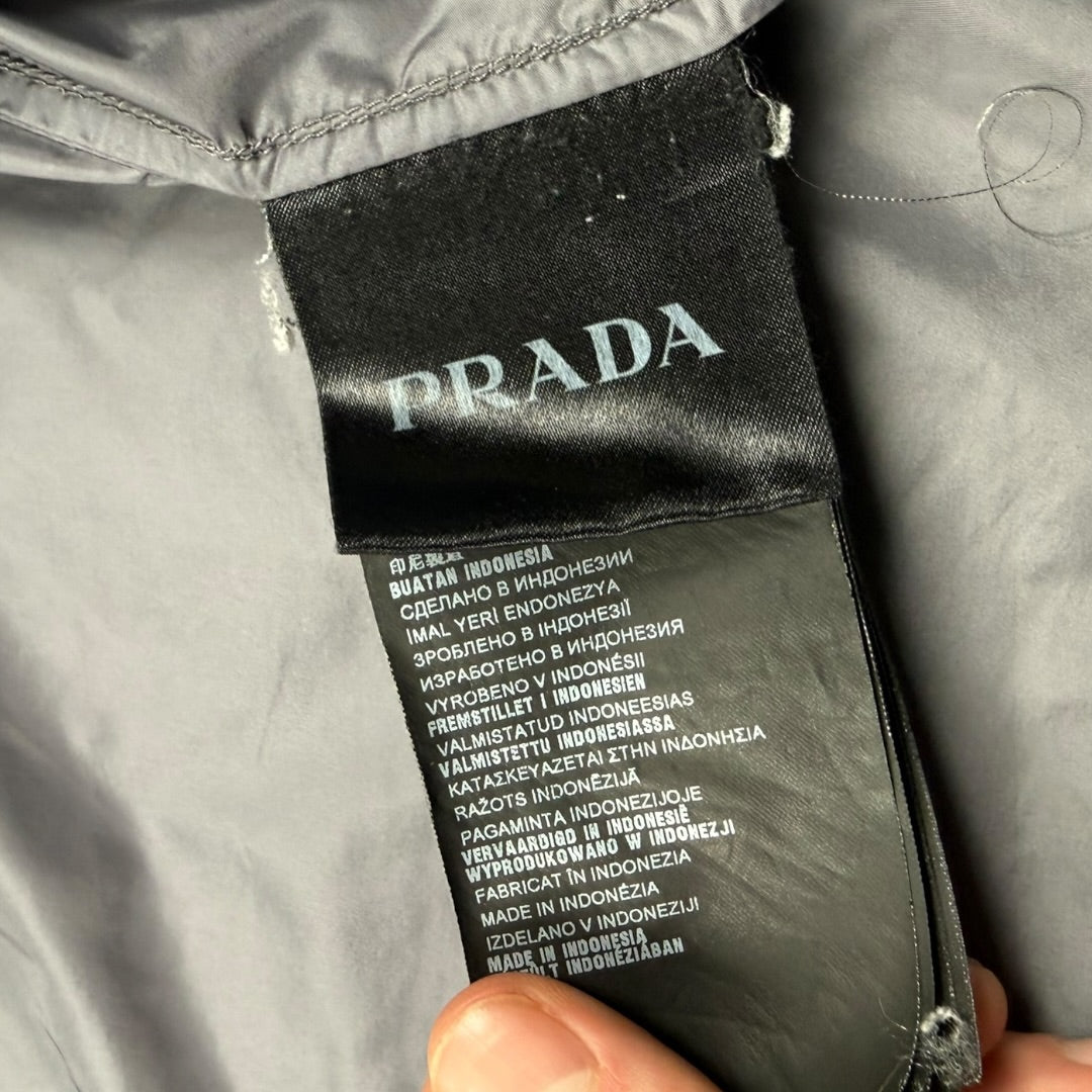 Prada nylon windbreaker 2014 grey - Medium