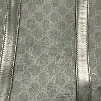 Gucci canvas black grey business bag