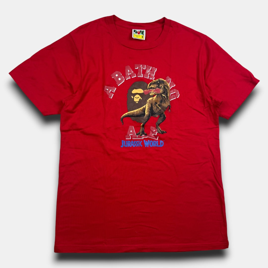 Bape jurrasic world tee red - Medium
