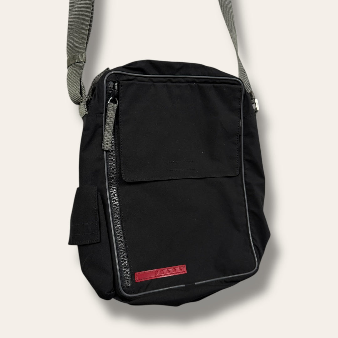 Prada sport shoulder bag black
