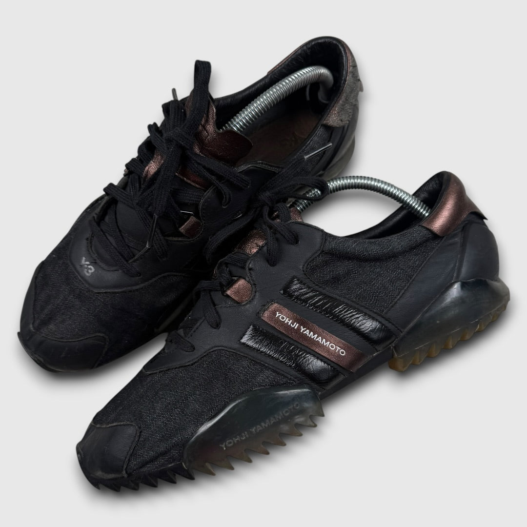 Y-3 low top sneakers black/bronze - 42,5