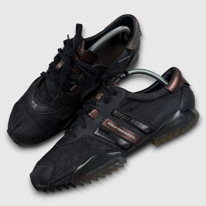 Y-3 low top sneakers black/bronze - 42,5