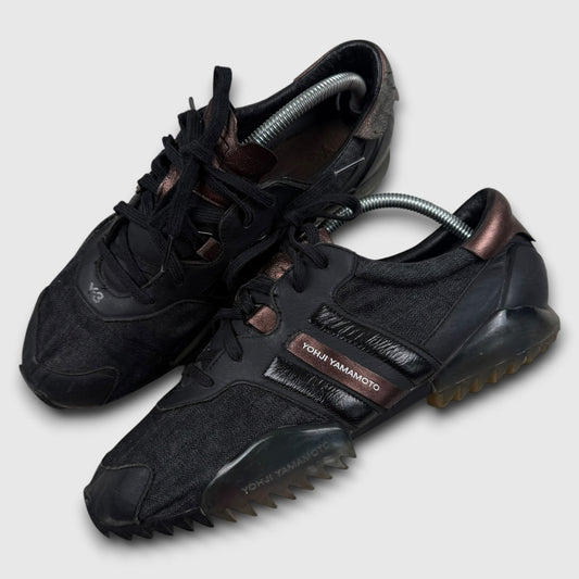 Y-3 low top sneakers black/bronze - 42,5