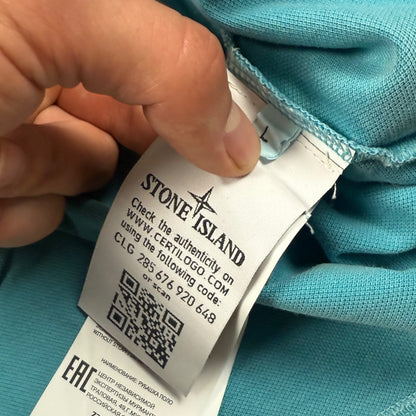 Stone island polo shirt blue - Large