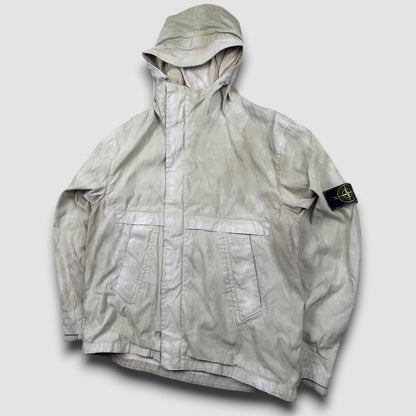 Stone Island Lino Flax frost badge jacket - extra large