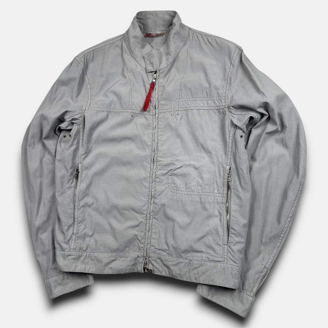 Prada sport bomber jacket grey - Medium