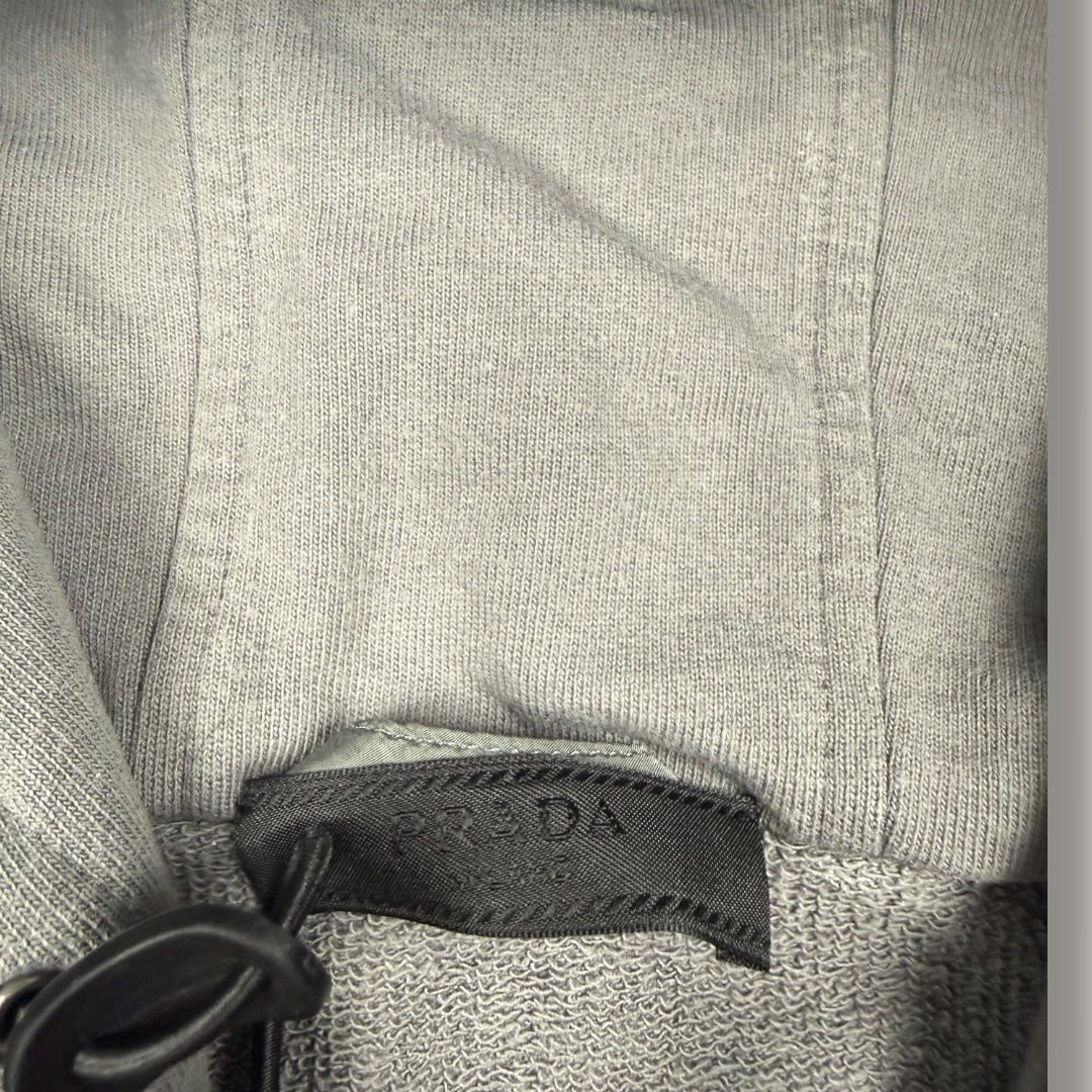 Prada zip-up vest grey - Small