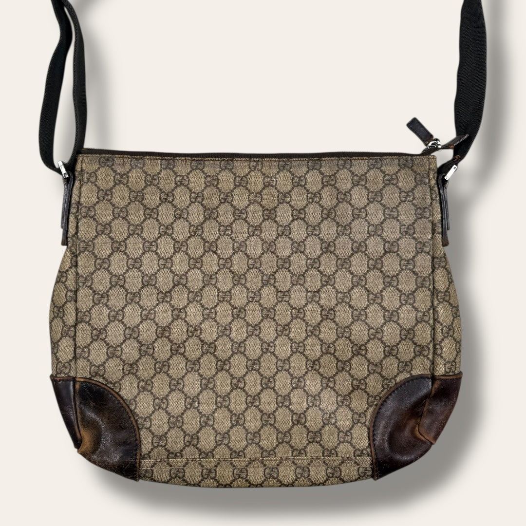 Gucci canvas shoulder bag