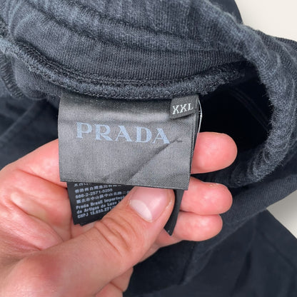 Prada joggers black - large