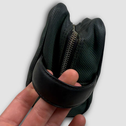 Louis Vuitton Epi toilettas / pouch with leather strap