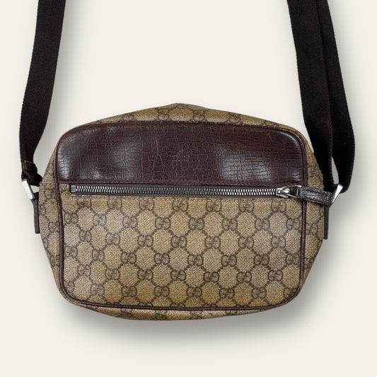 Gucci canvas shoulder bag