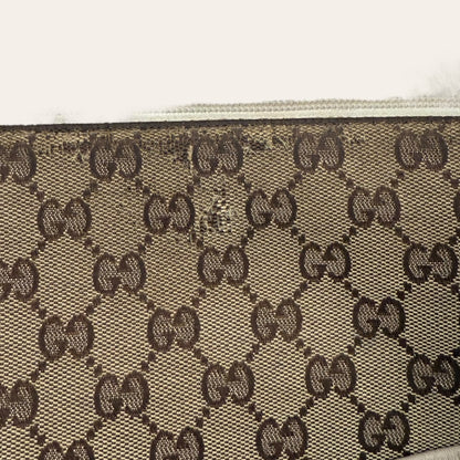 Gucci canvas shoulder bag creme