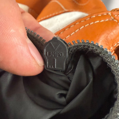 Prada hand bag white/orange