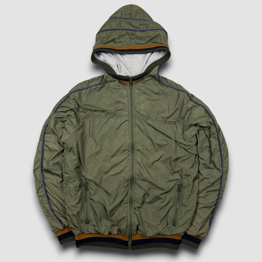 Dolce & Gabbana lined windbreaker dark green - Medium