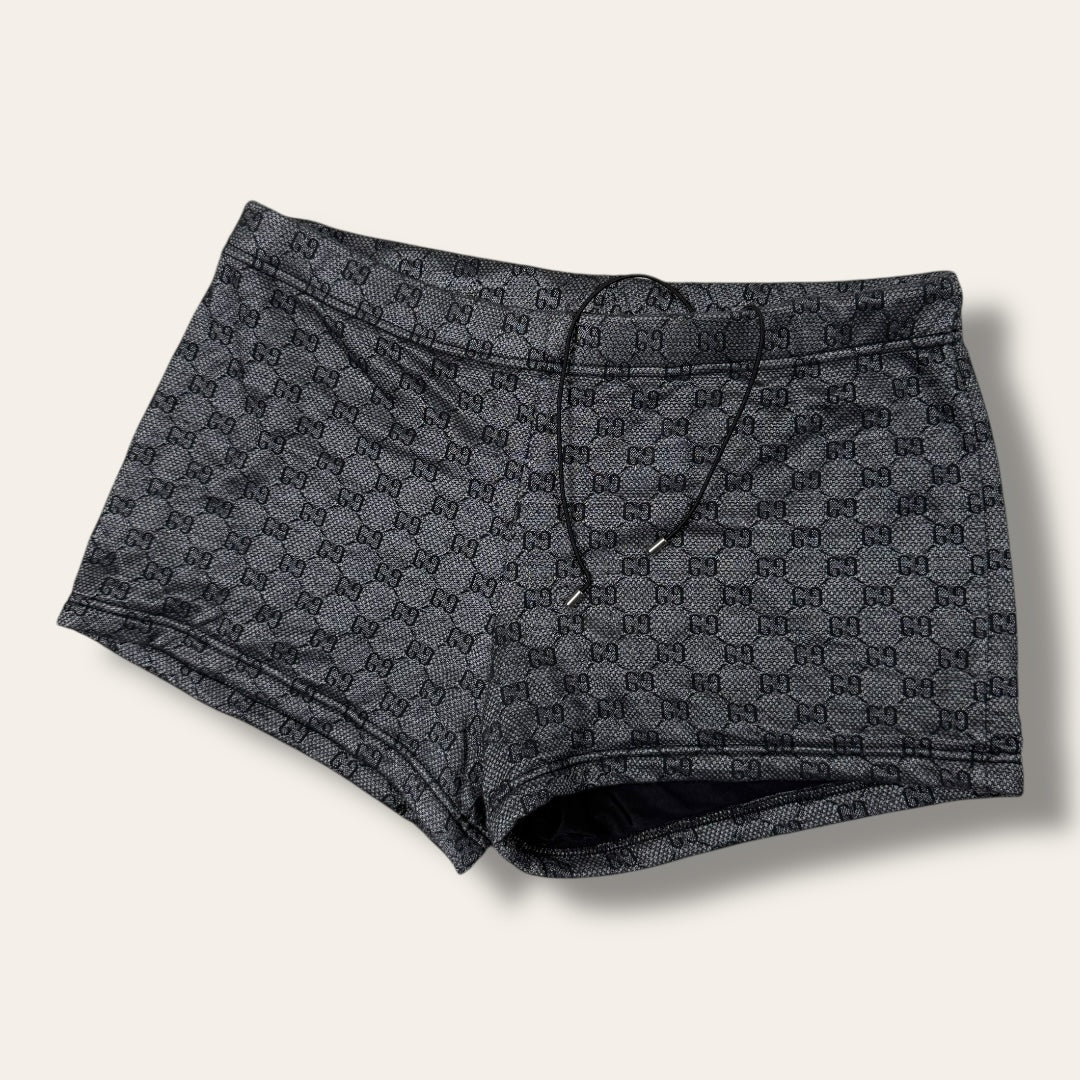 Gucci swim trunks grey - Large