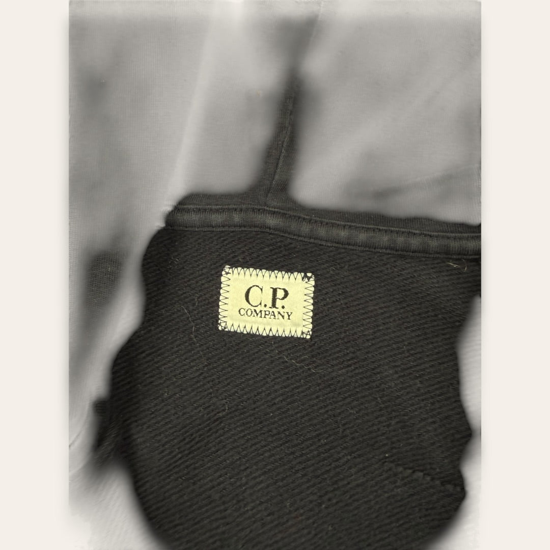 C.P. Company goggle zip-up hoodie navy - Small