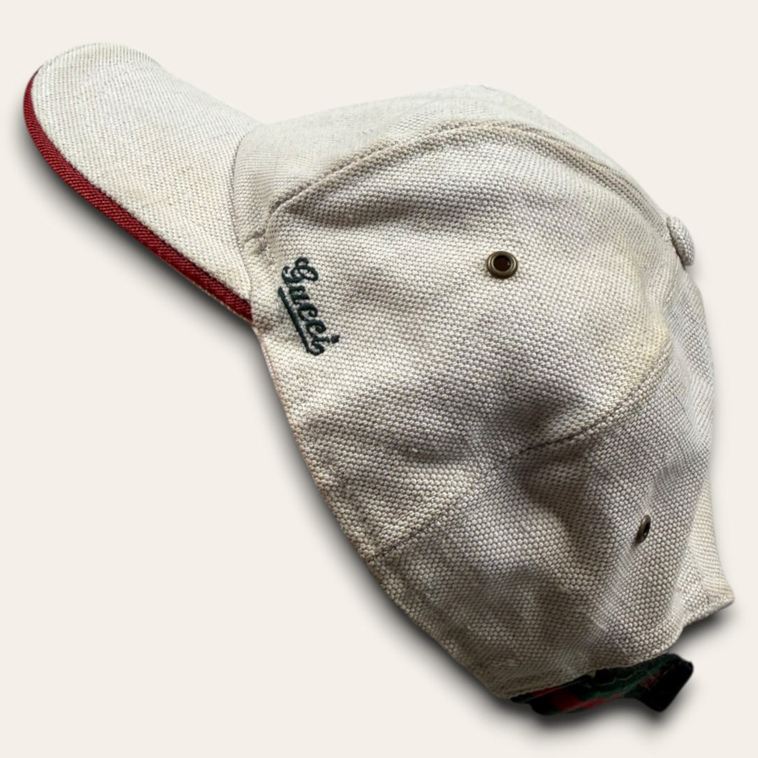 Gucci canvas cap white - Medium