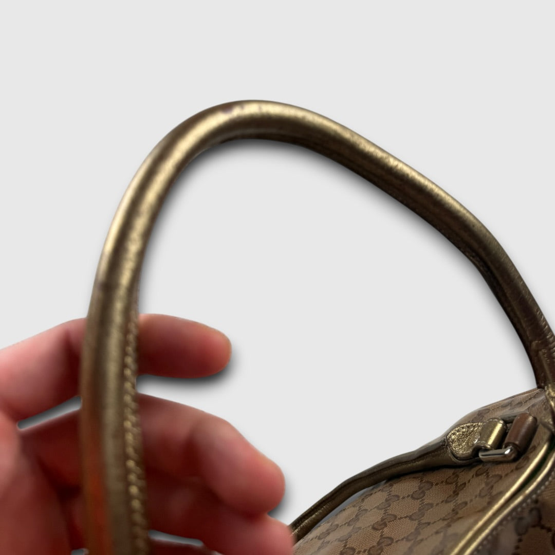 Gucci GG canvas plastific leather