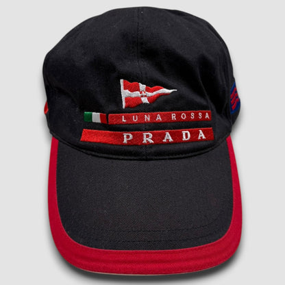 Prada luna rossa cap black - Large