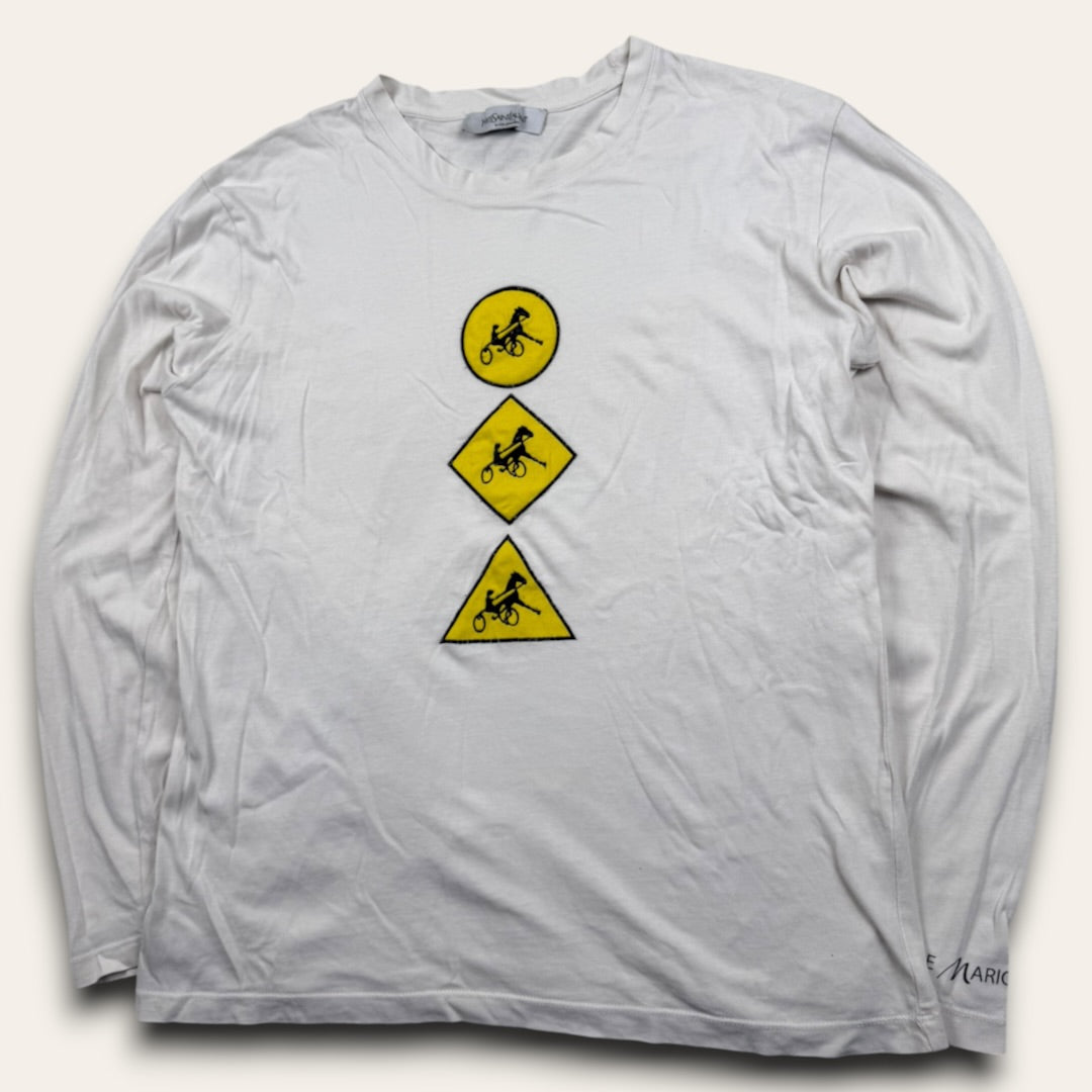 Yves saint Laurent 2008 longsleeve white - Medium