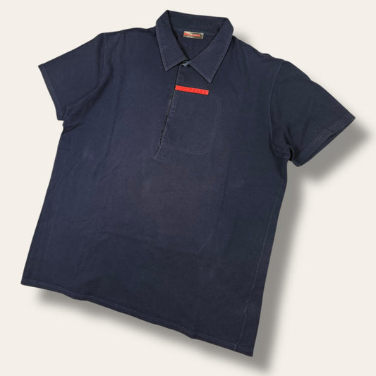 Prada sport polo shirt navy - Large