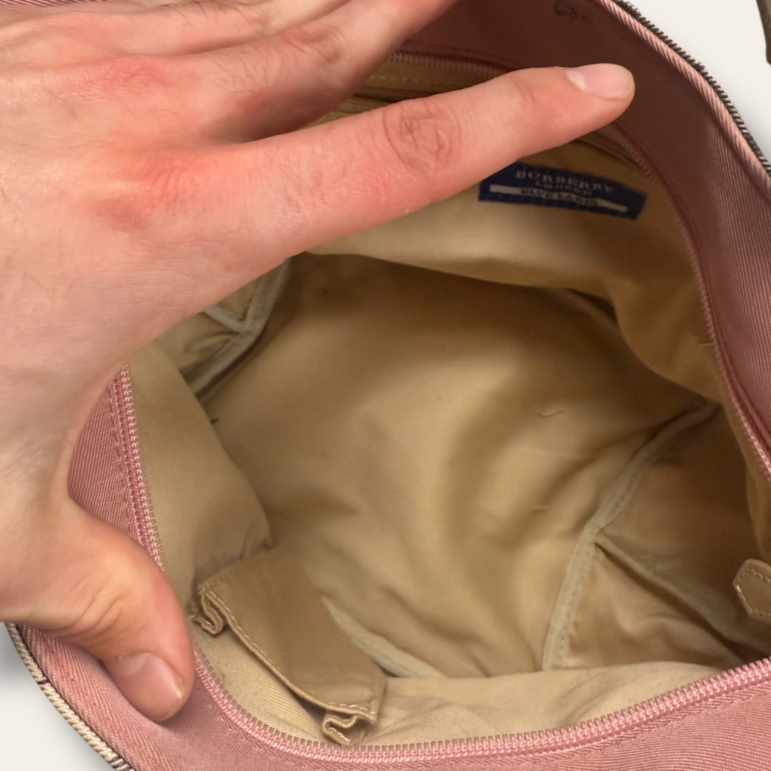 Burberry bag beige/pink