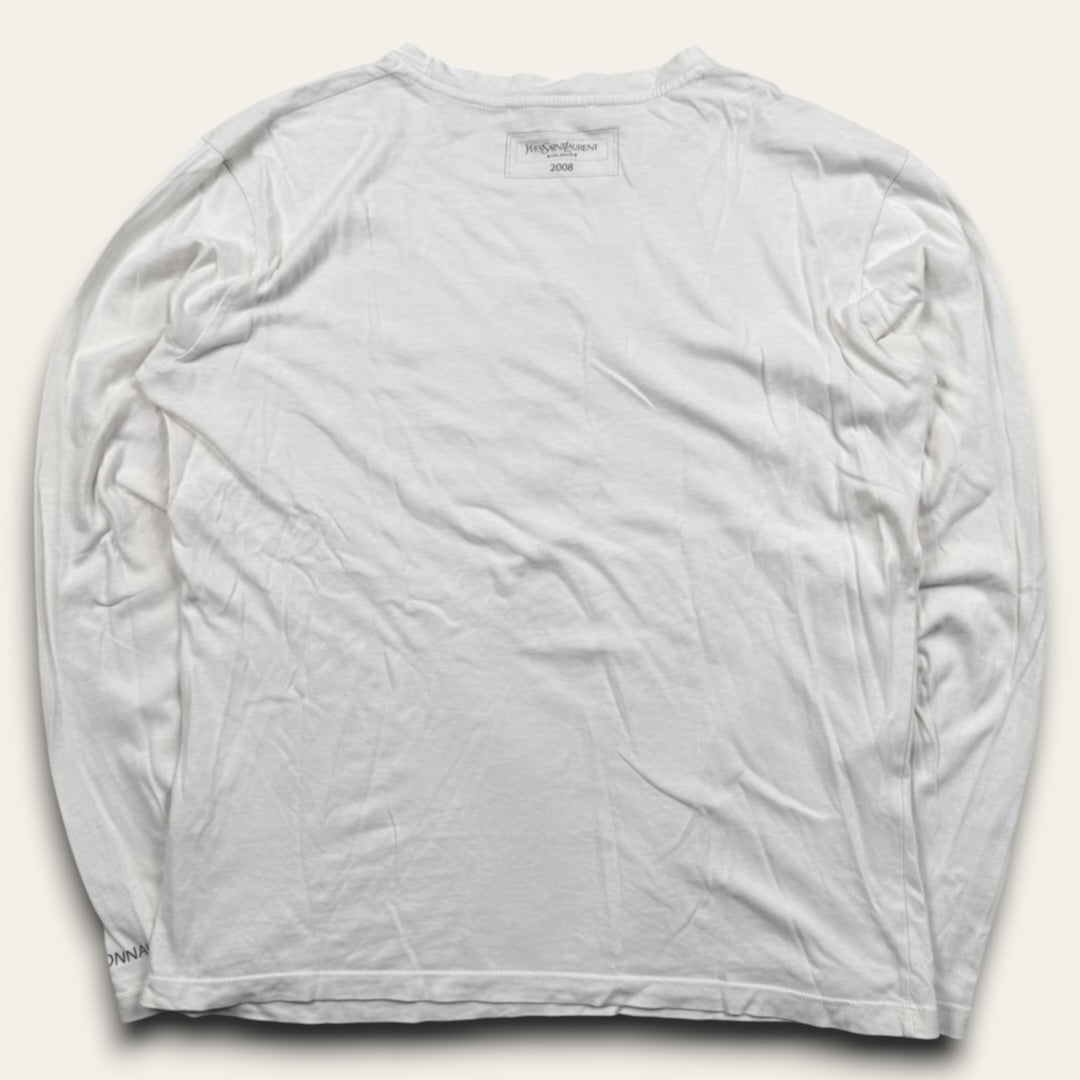Yves saint Laurent 2008 longsleeve white - Medium