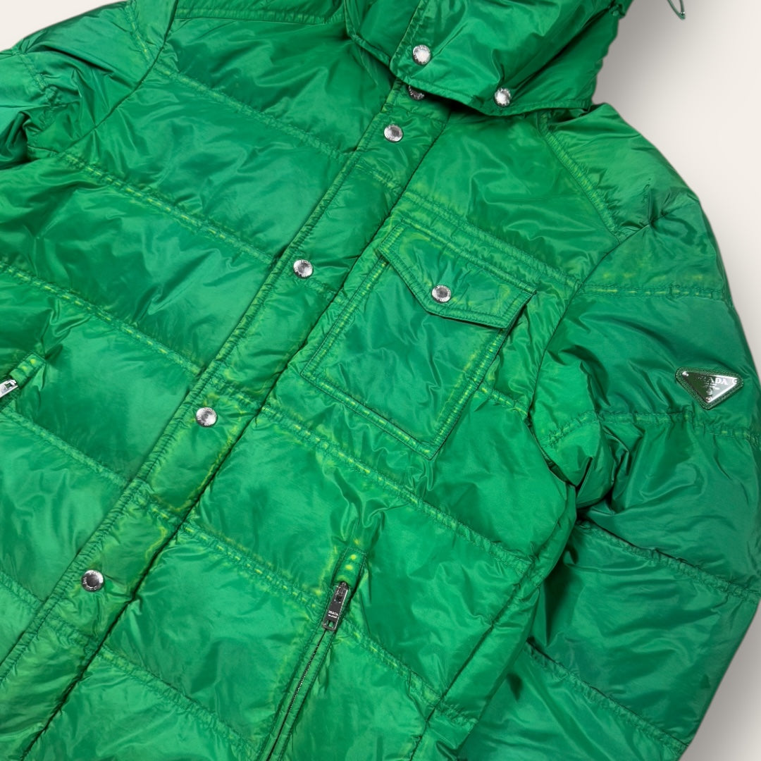 Prada puffer Down jacket green - Medium/Large