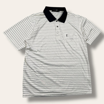 Yves saint laurent polo shirt striped - Medium