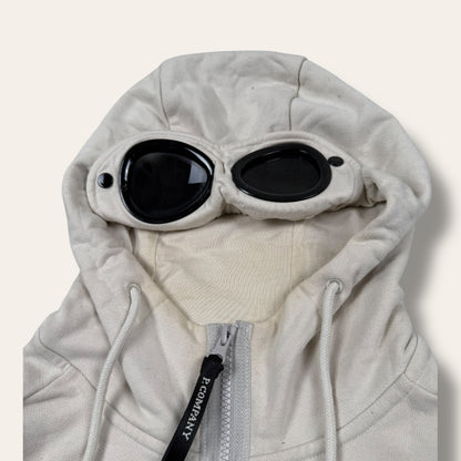 C.P. Company goggle hoodie crême - Small