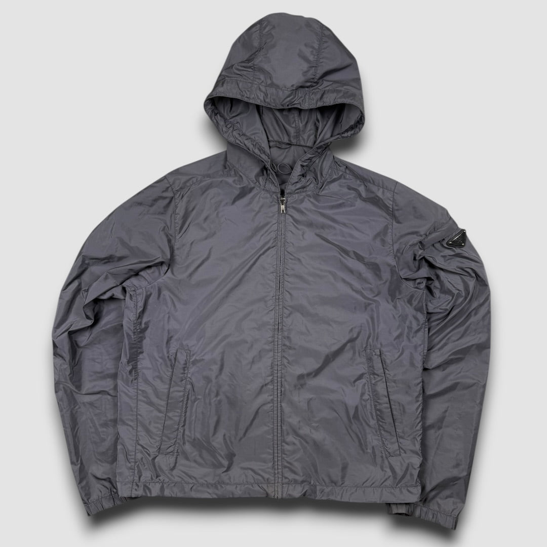 Prada nylon windbreaker 2014 grey - Medium