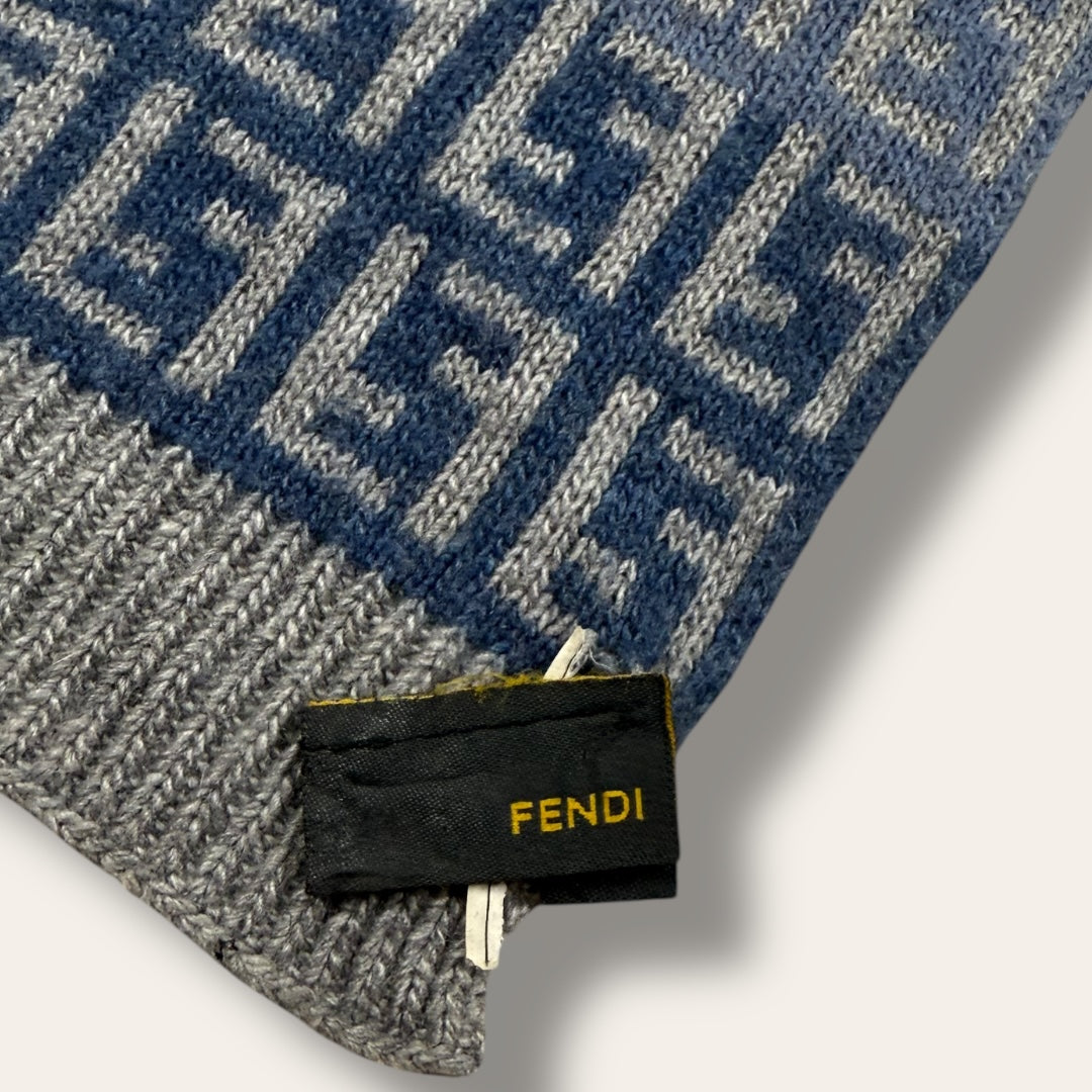 Fendi scarf grey/blue