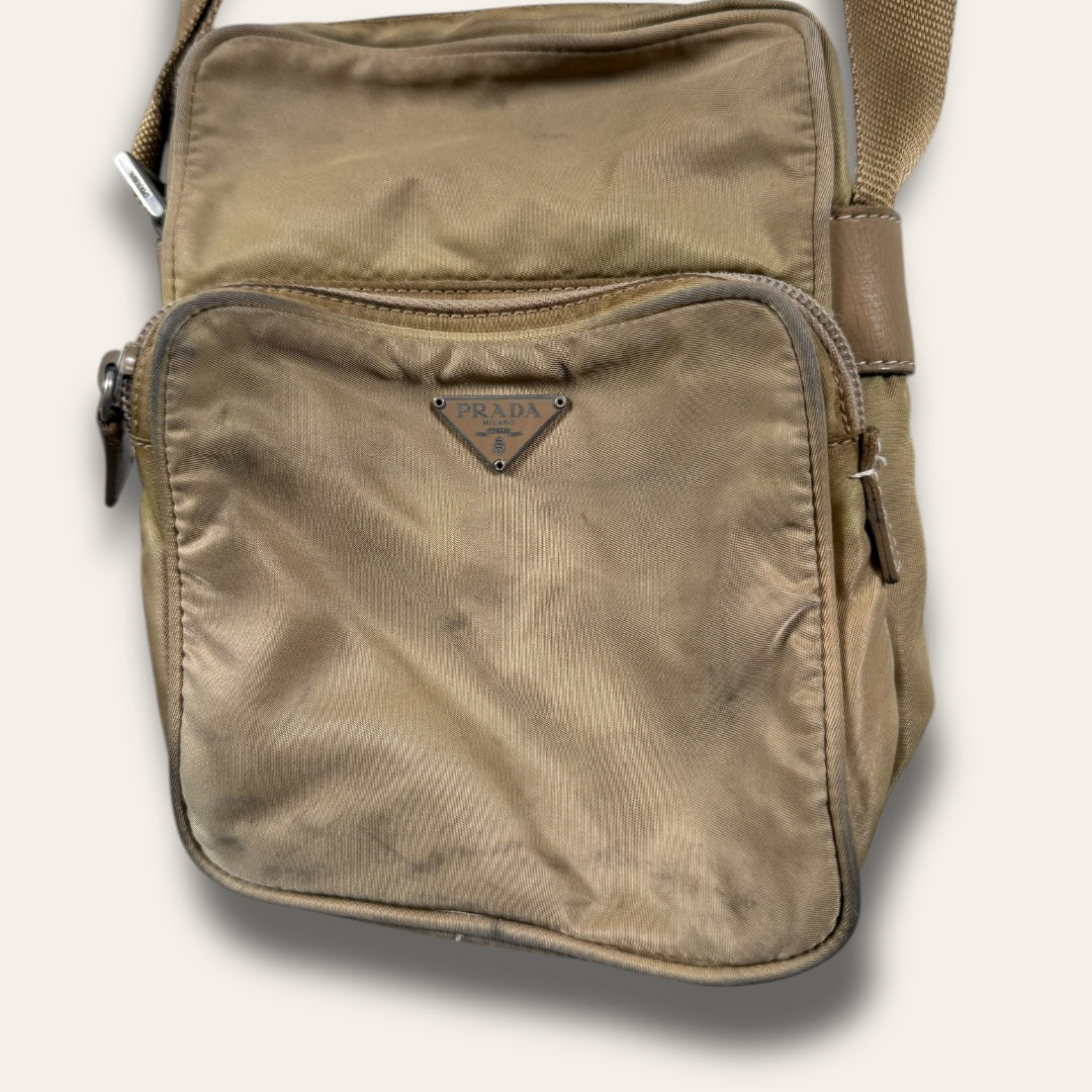 Prada shoulder bag beige