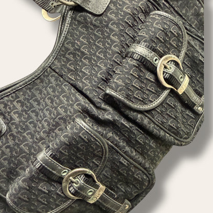 Christian Dior trotter multipocket handbag 2004 black