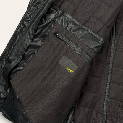 Fendi monogram jacket black - Medium