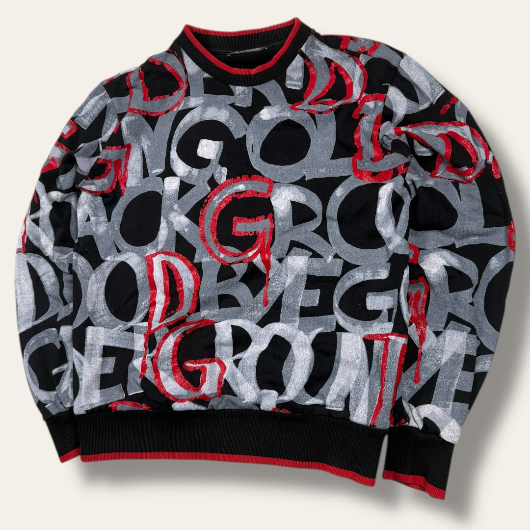 Dolce & Gabbana sweater black/grey - Medium