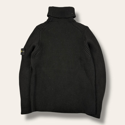 Stone island turtleneck sweater black - Medium