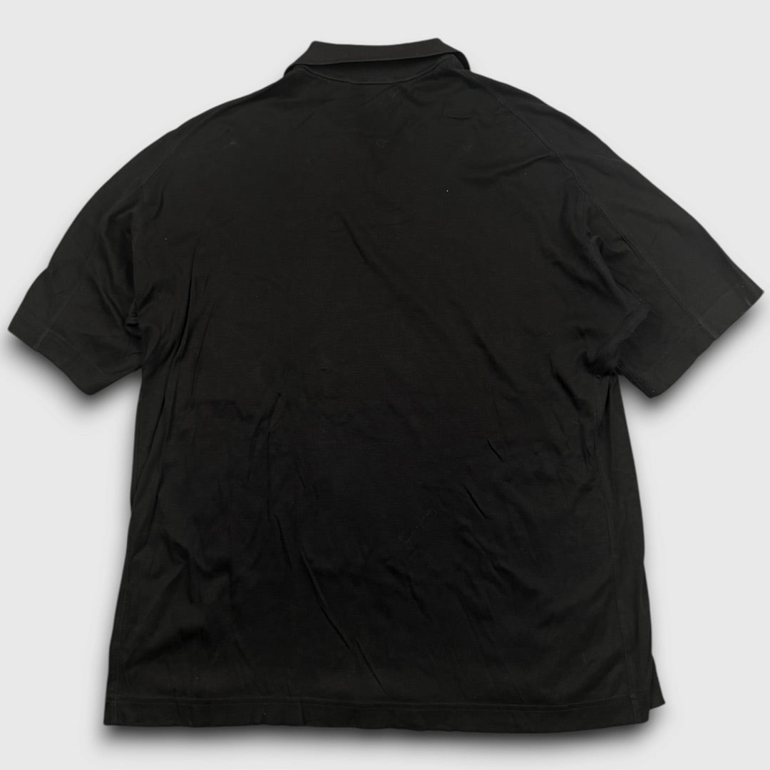 Y-3 adidas poloshirt black - large