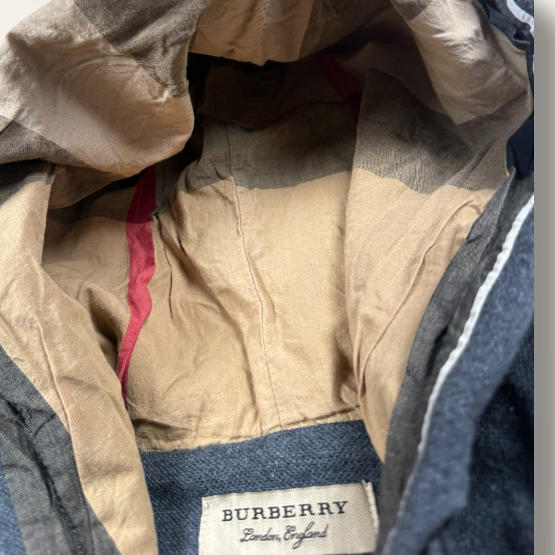 Burberry zip-up hoodie grey - Large