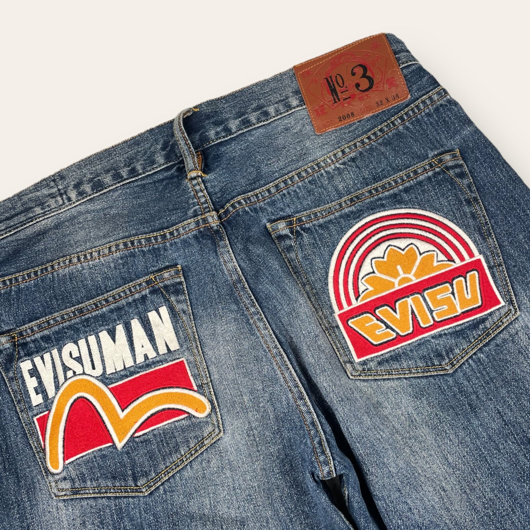 Evisu jeans - 32x34 (Medium)