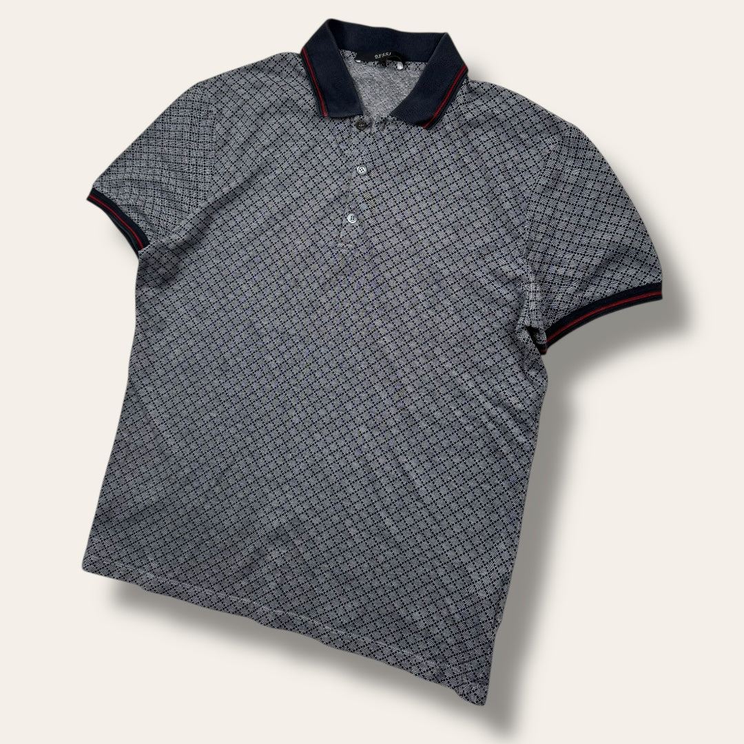Gucci polo shirt grey - Small