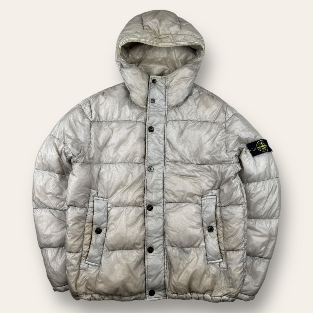 Stone Island garment dyed down_26 GR X SQM_N Puffer jacket crême - XL