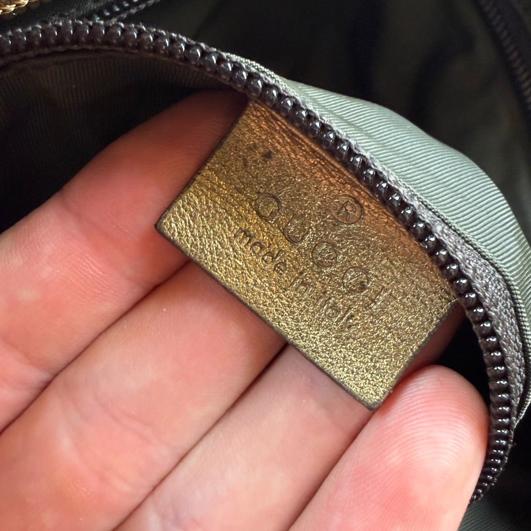 Gucci GG Canvas Web/Sherry Line Tote bag