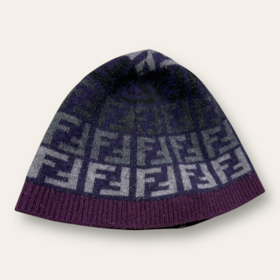 Fendi hat grey/purple