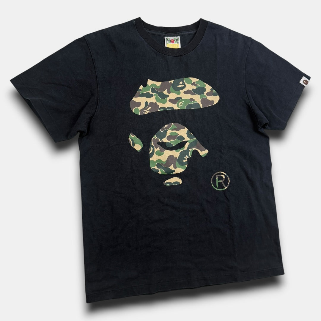 Bape head tee camo/black - Medium