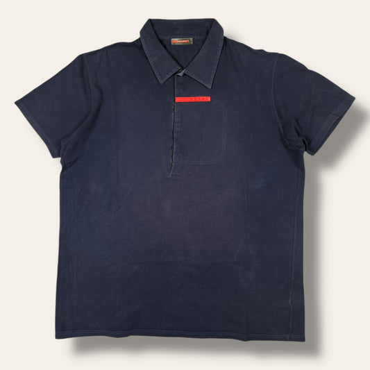 Prada sport polo shirt navy - Large