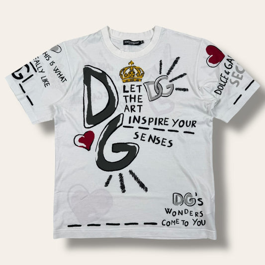 Dolce & Gabbana tee white - Medium