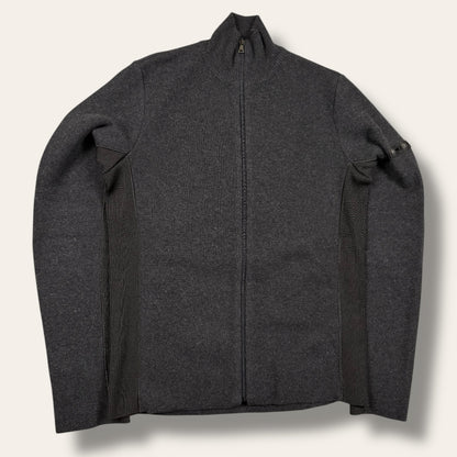 Prada black label zip-up vest black - Small