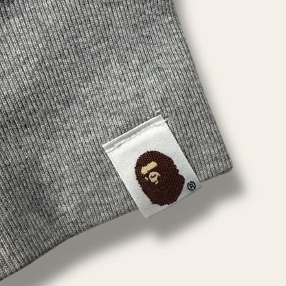 Bape zip-up hoodie grey - Large