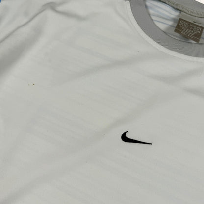 Nike 00’s dri fit tee white/grey - Extra large
